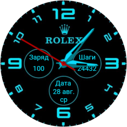 Аналоговый циферблат Rolex