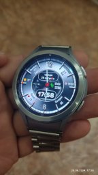 Metall Watchface Silver 0