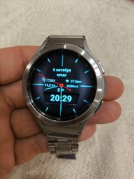 Black Blue hybrid Watchface 1